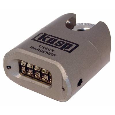 Kasp K11960XD Padlock  keyed-different   Silver Combination