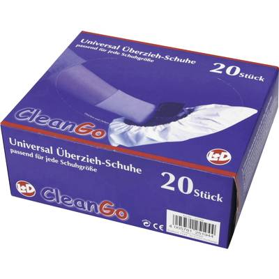 L+D CleanGo 25194 CleanGo Covered gloves  Size=Unisize White