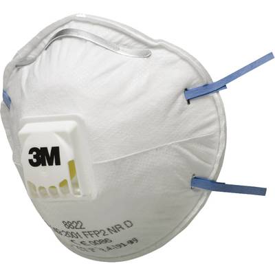 3M  8822 Valved dust mask FFP2 10 pc(s) EN 149:2001 DIN 149:2001 