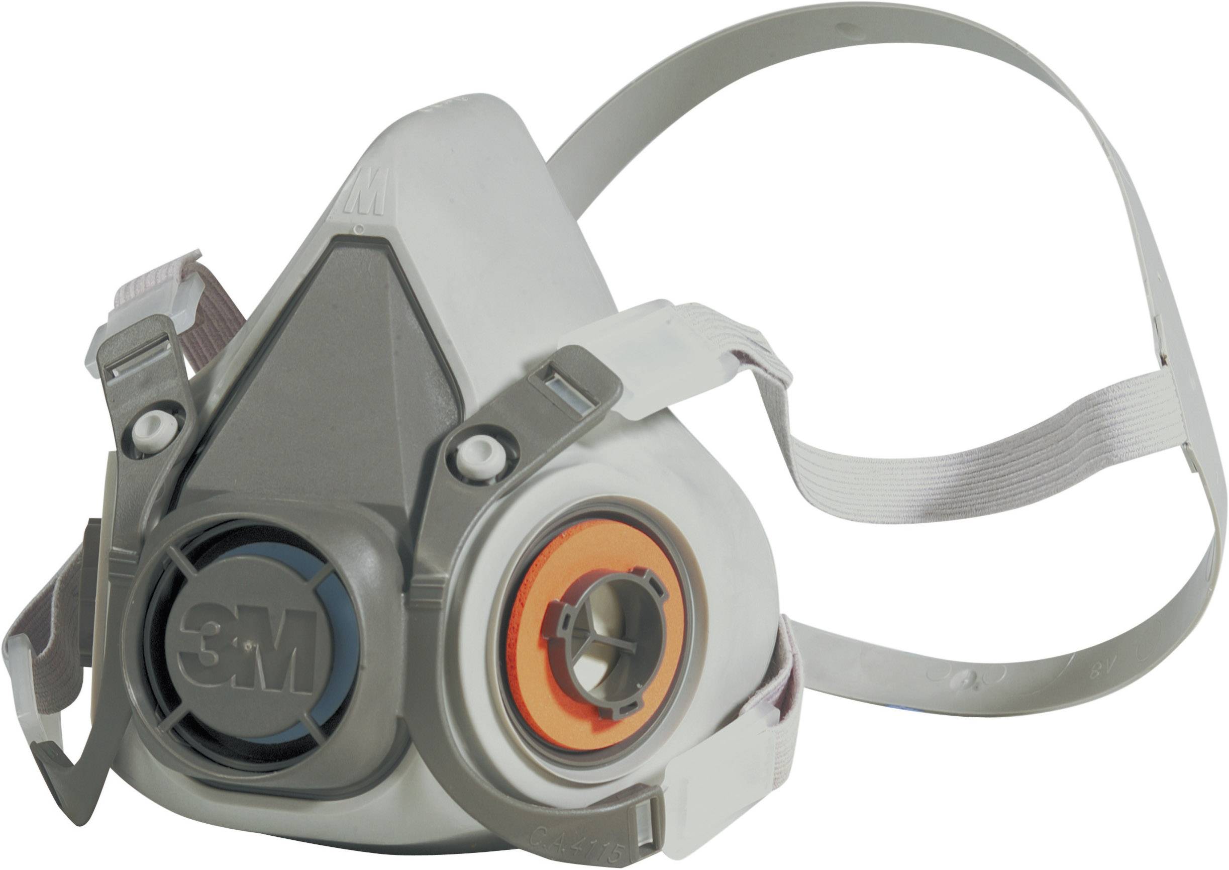 3M 6300 6300L Half mask respirator w/o filter Size (XS - XXL): L ...