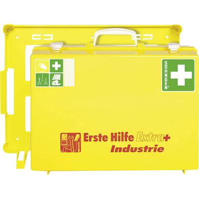 Söhngen 0361108 First aid box EXTRA + industry DIN 13157 + Extensions 300 x  400 x 150 Fluorescent yellow