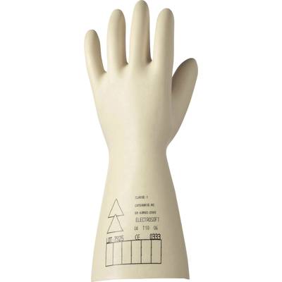 Electrosoft CLASSE 0 / 1000 V AT. 3 T8 2091907-8 Natural rubber Electricians gauntlet Size (gloves): 8, M  1 Pair