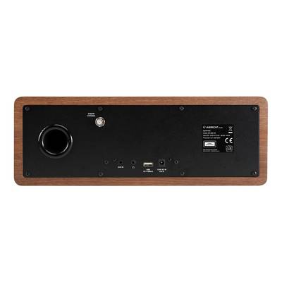 Albrecht DR 895 Internet desk radio Internet, DAB+, FM CD, USB, Wi-Fi, Internet radio Walnut-2