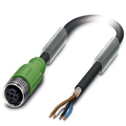 Sensor/Actuator cable SAC-4P-10,0-PUR/M12FS SH 1500716 Phoenix Contact ...