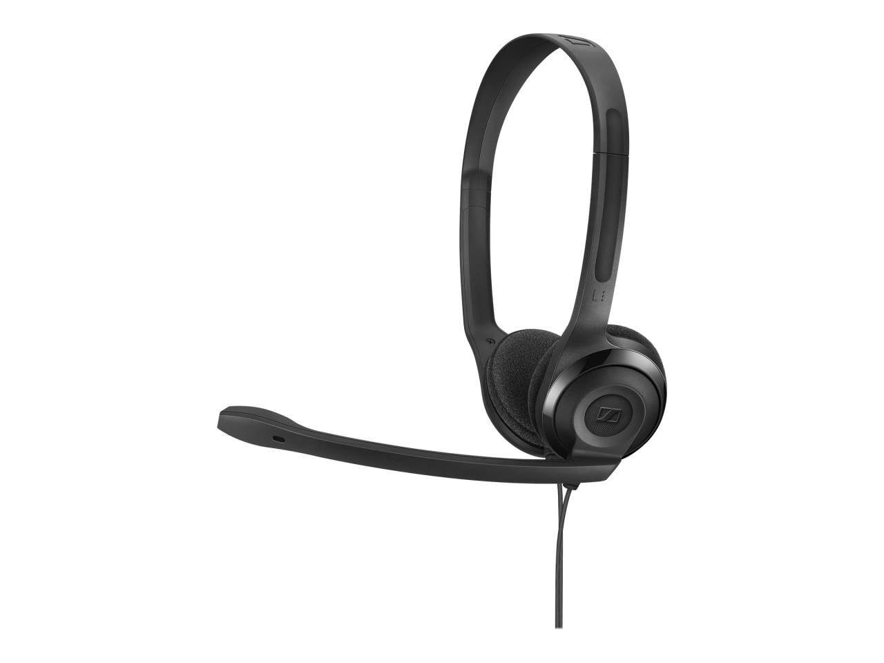 Sennheiser PC 3 Chat On-ear headset Corded (1075100) Stereo Black Noise cancelling PC-1