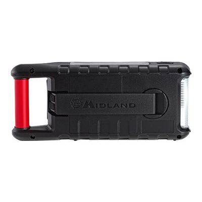 Midland C1173 Outdoor radio FM Emergency radio Torch, rechargeable, Crank, Solar panel Black, Red-4