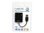 Black LogiLink 4 Port USB 2.0 HUB
