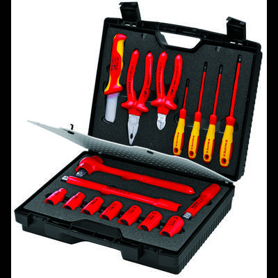Knipex  98 99 11 Tool kit Electrical contractors Case 17-piece