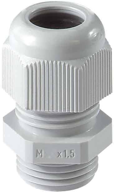 Jacob 50.632 PA7035 Cable gland with strain relief M32 Polyamide Grey-white (RAL 7035) 1 pc(s)-0