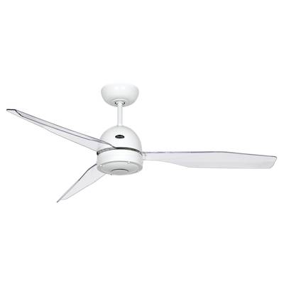 CasaFan Libelle Ceiling fan 82 W (Ø x H) 132 cm x 320 mm Paint white incl. remote control-1