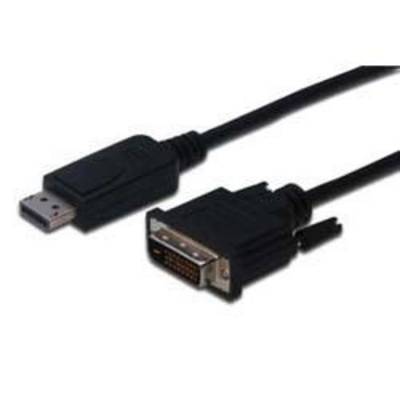Digitus DisplayPort / DVI Adapter cable DisplayPort plug, DVI-D 24+1-pin plug 3.00 m Black AK-340301-030-S screwable Dis-3