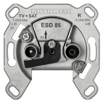 Kathrein ESD 85 Antenna socket SAT, TV, FM Flush mount Single-0
