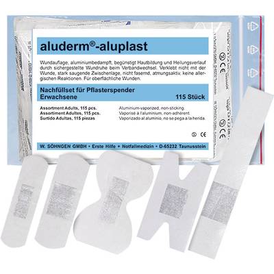 Söhngen 1009916 Refilling set aluderm® aluplast Dressings for band- aid dispencer 