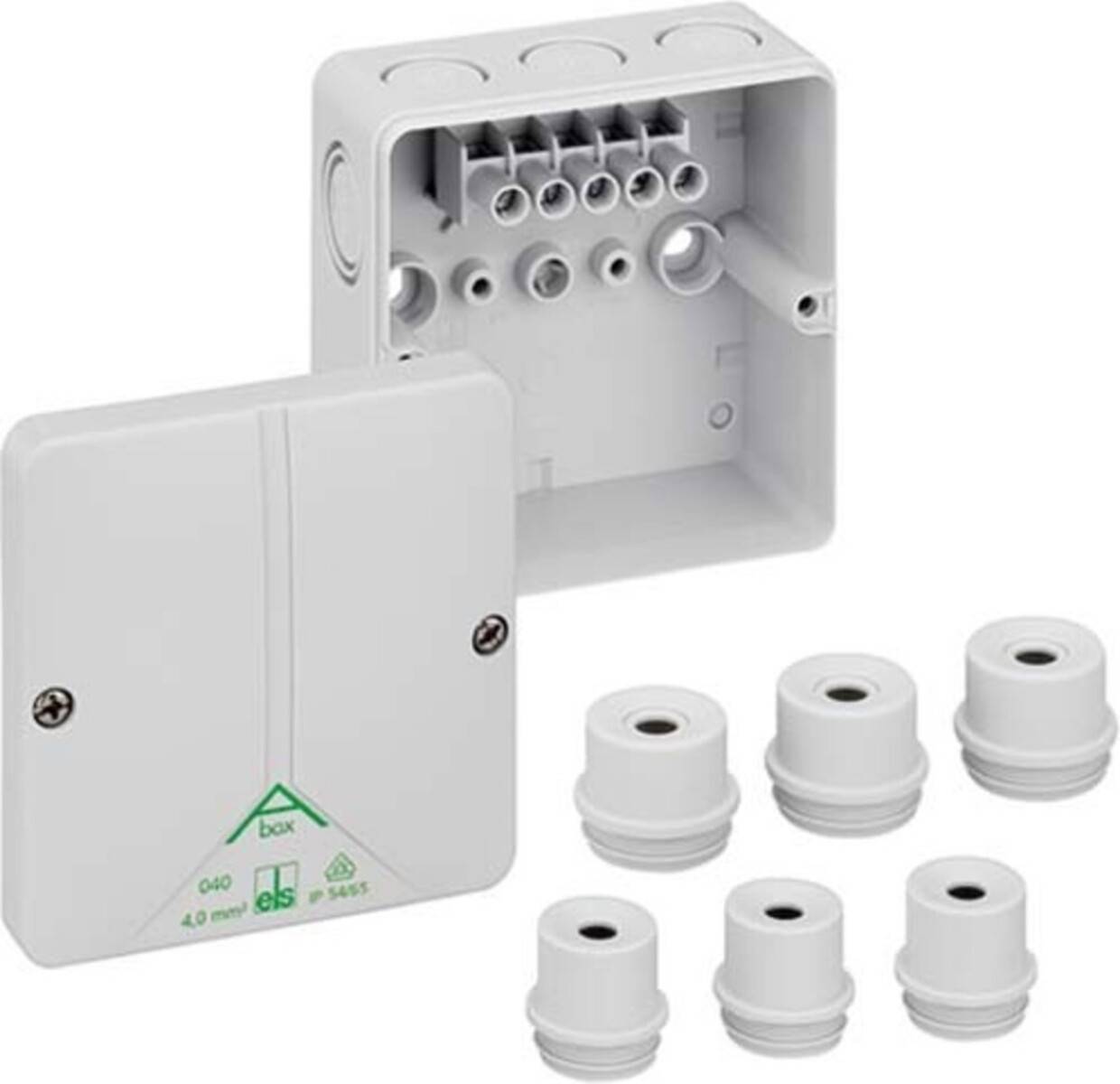Spelsberg 81140701 Joint box (L x W x H) 94 x 94 x 56 mm Grey IP65 1 pc(s)-1