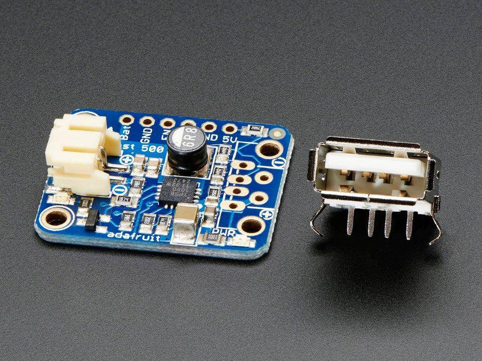 Adafruit 1903 Power supply module 1 pc(s) Compatible with (development kits): Arduino, BeagleBone, Raspberry Pi®-5