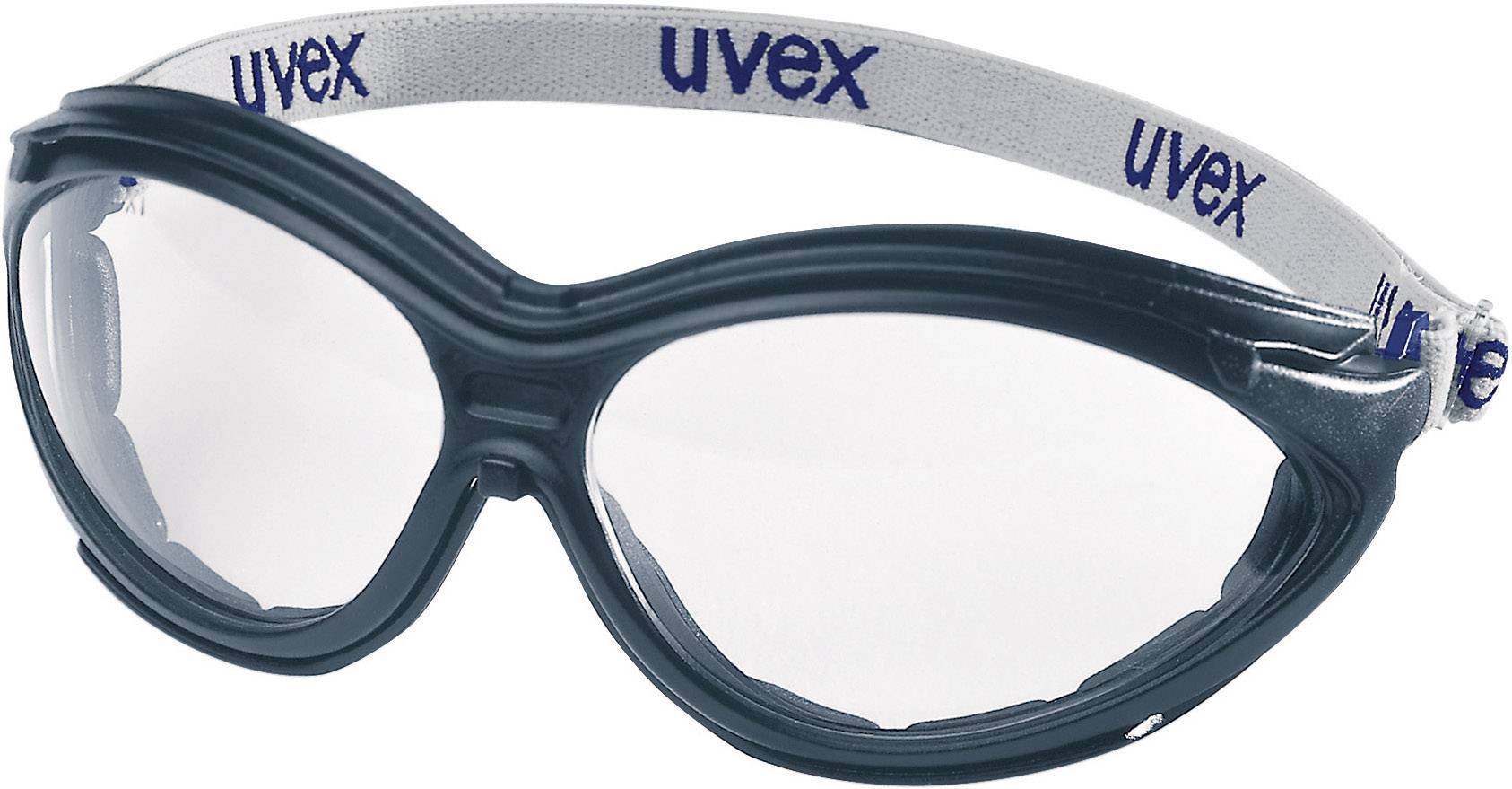 uvex 9188 Safety glasses UV protection Black, White EN 166-1 DIN 166-1-0