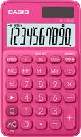 Casio SL-310UC-RD Pocket calculator Red Display (digits): 10 solar-powered, battery-powered (W x H x D) 70 x 8 x 118 mm-1