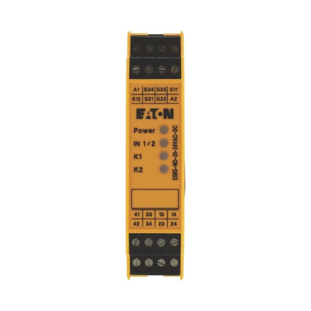 Safety relay ESR5-NO-31-24VAC-DC Eaton (W x H x D) 22.5 x 99 x 114.5 mm 1 pc(s)-3