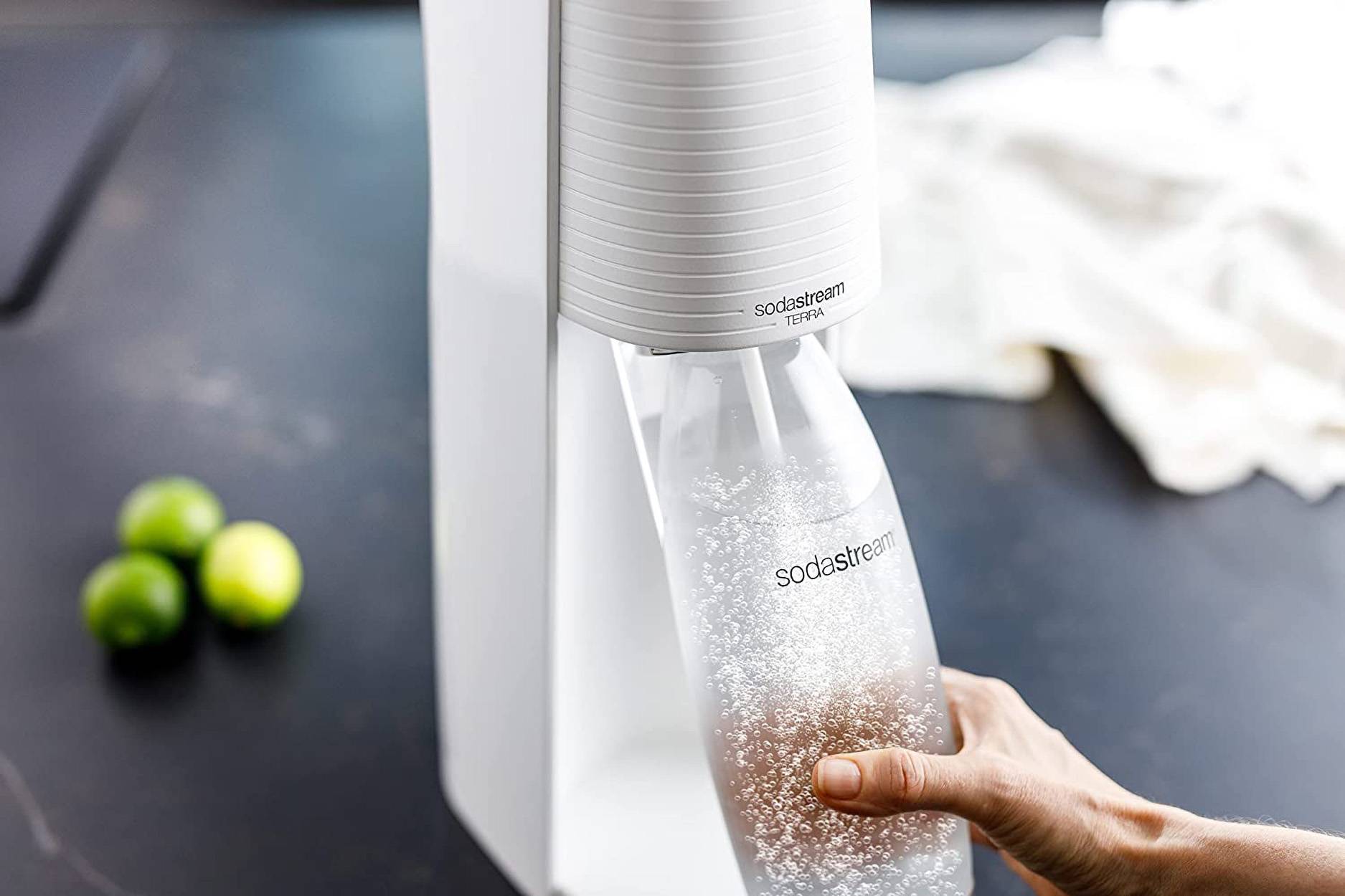 Sodastream Soda maker Terra Vorteilspack White