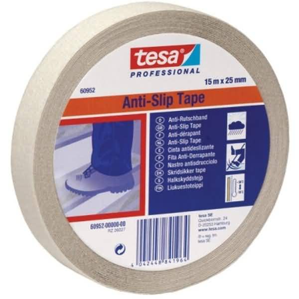 Let interval Sidst tesa 60952-00000-00 Anti-slip tape tesa® Professional Transparent (L x W)  15 m x 25 mm 1 pc(s) | Conrad.com