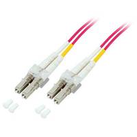 EFB Elektronik O0319.10 Fibreglass FO Cable 10.00 m Violet [1x LC plug - 1x LC plug] 50/125 µ Multimode OM4-1