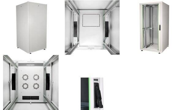 Digitus DN-19 42u-6/8-D 19" server rack cabinet (W x H x D) 600 x 2010 x 800 mm 42 U Grey-white (RAL 7035)-2