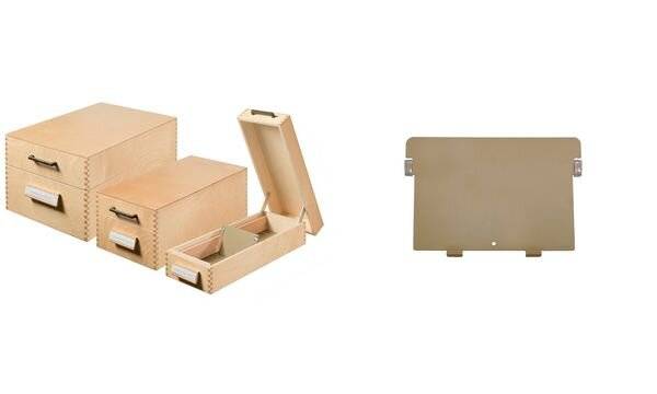 HAN HAN - Kartei - für A6 - Kapazität: 900 Blätter 506 Card index box Natural wood No. of cards (max.): 900 cards A6 lan-5