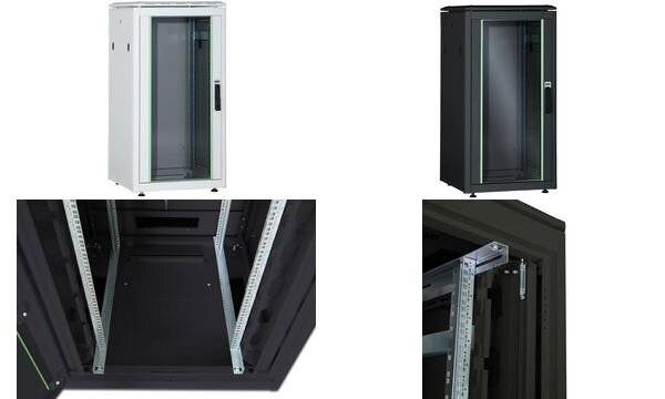 Digitus DN-19 26U-8/8-B-1 19" server rack cabinet (W x H x D) 800 x 1342 x 800 mm 26 U Black, Black (RAL 9005)-7
