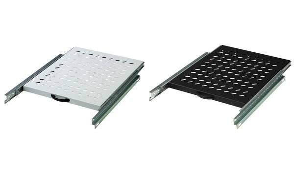 Digitus DN-19 TRAY-2-1000SW 19 inch 1 U Retractable Suitable for (cabinet depths): 1000 mm Black-7