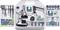 Microscope Set with microscope, specimens, pipette, slides, tweezers and instructions. Ideal for beginners in microscopy.