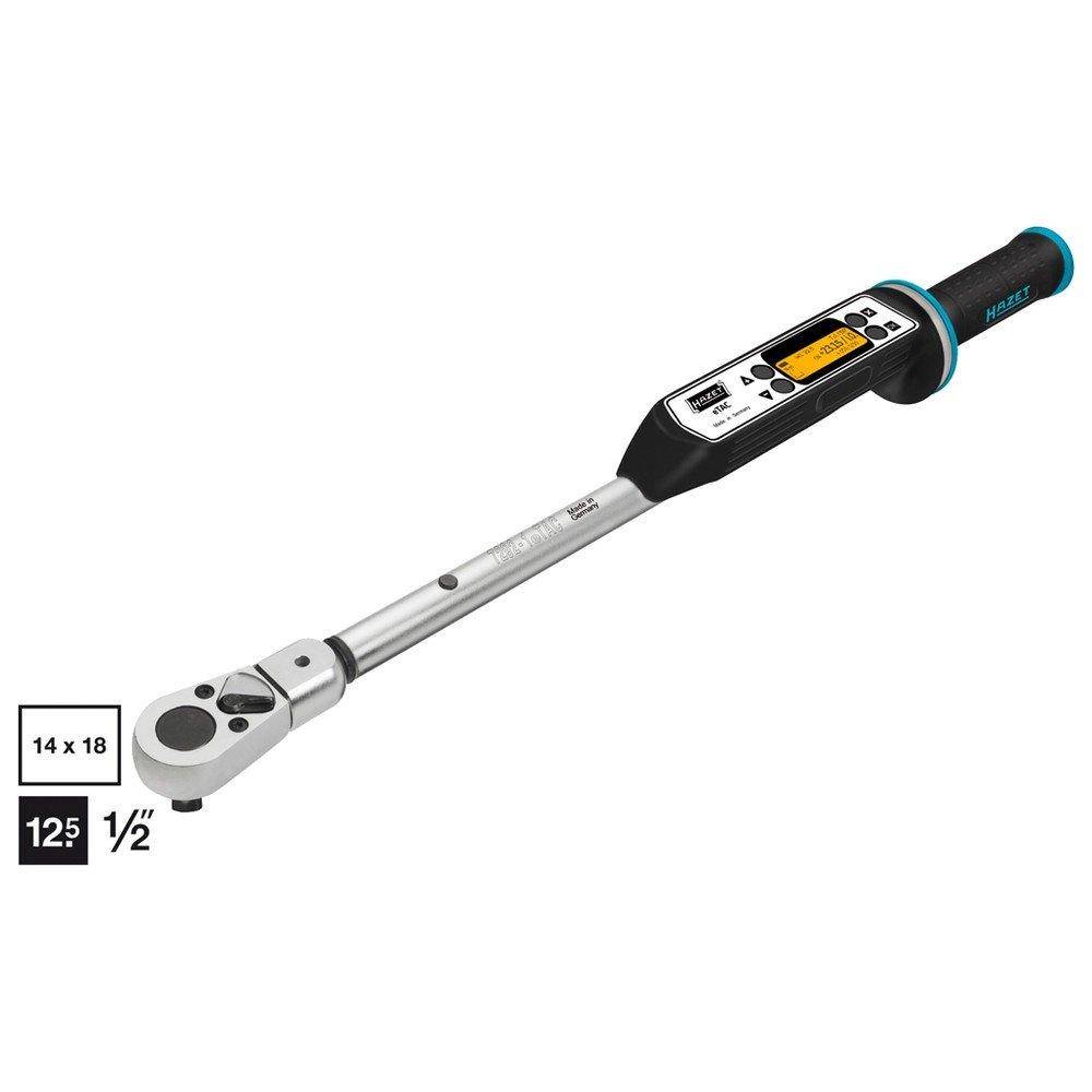 Hazet System 7000 eTAC Basic 7292-1ETAC Electronic torque wrench Forward/reverse ratchet 1/2" (12.5 mm) 20 - 200 Nm-1