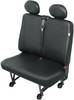 HP Autozubehör 22812 VS2 Seat covers 1-piece Faux leather Black Seat (2 people)