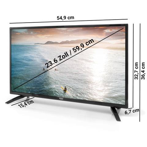 Xoro HTL 2477 smart LED TV 59.9 cm 23.6 inch EEC F (A - G) DVB-T2, DVB-C, DVB-S, HD ready, Smart TV, Wi-Fi, CI+ Black-3