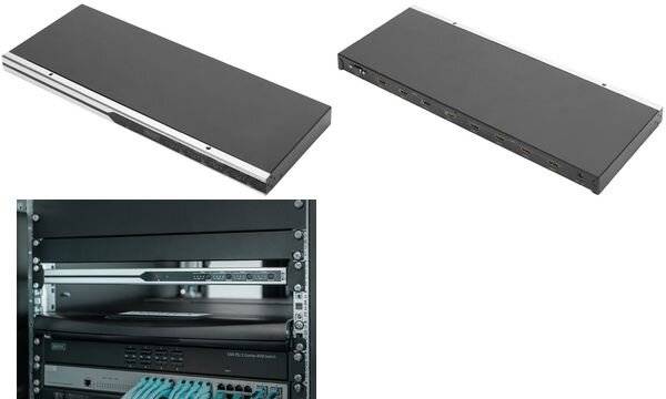 Digitus DS-43308 4 x 4 ports HDMI matrix switcher Ultra HD compatibility, individually connectable, + remote control 384-9