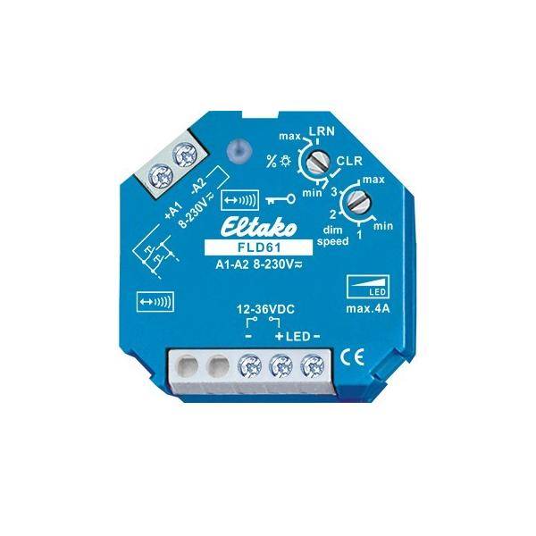FLD61 Eltako Wireless PWMLED dimmer Dimmer Surfacemount