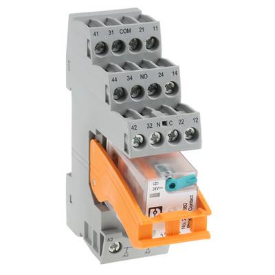 Phoenix Contact RIF-2-RSC-LDP-24DC/2X21 Relay component Nominal voltage: 24 V DC Switching current (max.): 10 A 2 change-2