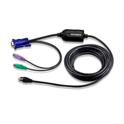 ATEN KVM Adapter [2x PS/2 plug, VGA plug - 1x RJ45 socket] 4.50 m Black 