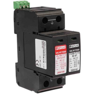 Buy Phoenix Contact 2800186 VAL-MS-T1/T2 335/12.5/1+1-FM Surge arrester ...