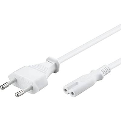 Goobay 51326 Current Mains cable  White 1.5 m PVC coating
