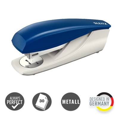 Leitz Heftgerät NeXXt 5500 55000035  Desktop stapler Blue Stapling capacity: 30 sheets (80 g/m²)