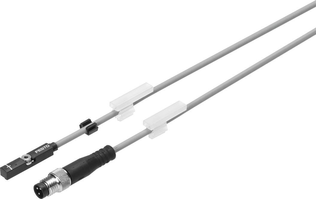 FESTO Proximity sensor Inductive SMT-8M-A-PS-24V-E-0,3-M8D-EX2 574342 T groove PNP