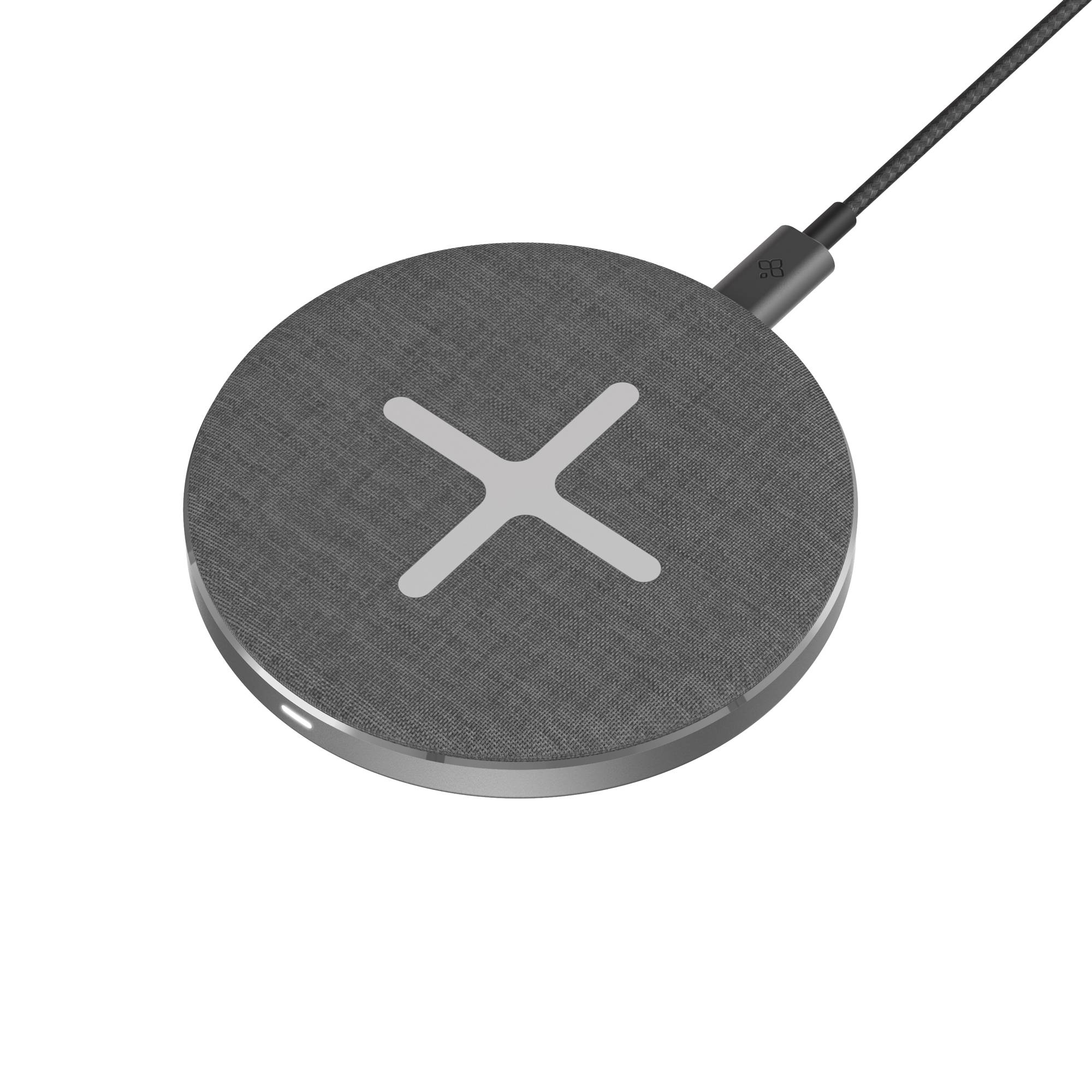 Xlayer Wireless charger 2500 mA 217394 Outputs Inductive charging standard Grey-2