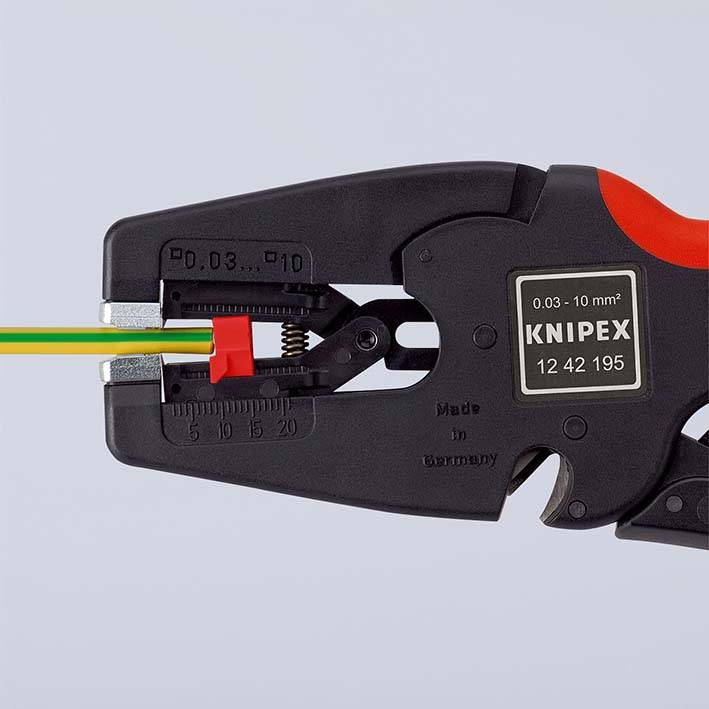 Knipex MultiStrip 10 12 42 195 SB Cable stripper 0.03 up to 10 mm² 8 up to 32-2