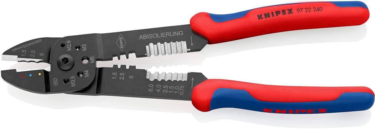 Knipex 97 22 240 SB 97 22 240 SB Crimper 0.5 up to 6 mm²-1
