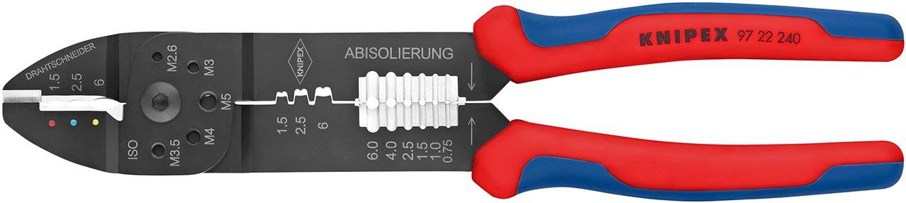 Knipex 97 22 240 SB 97 22 240 SB Crimper 0.5 up to 6 mm²-2