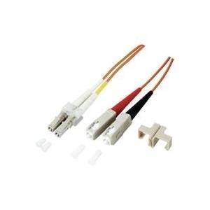 EFB Elektronik O0360.10 Fibreglass FO Cable 10.00 m Yellow [1x LC plug - 1x SC plug] 9/125 µ Singlemode OS2-1