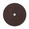 A round grinding disc with a central hole, rough-textured surface, against a white background. Suitable for abrasive work.
