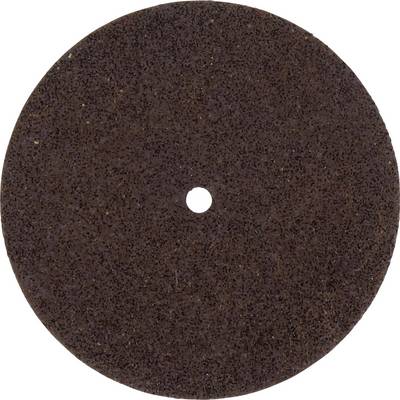 A round, brown grinding disc with a central hole, suitable for polishing or grinding work.