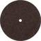 A round, brown grinding disc with a central hole, suitable for polishing or grinding work.