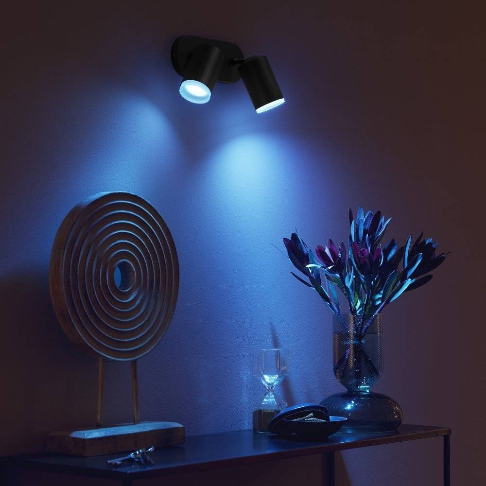 Philips LED LED wall spotlight 5063230P7 Fugato GU10 11.4 W Warm white to cool white-4